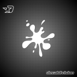 Ink Splatter Sticker